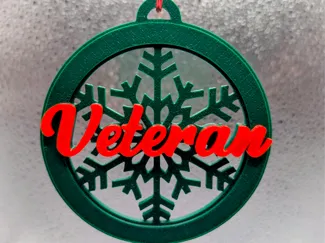 Christmas Veteran ornement