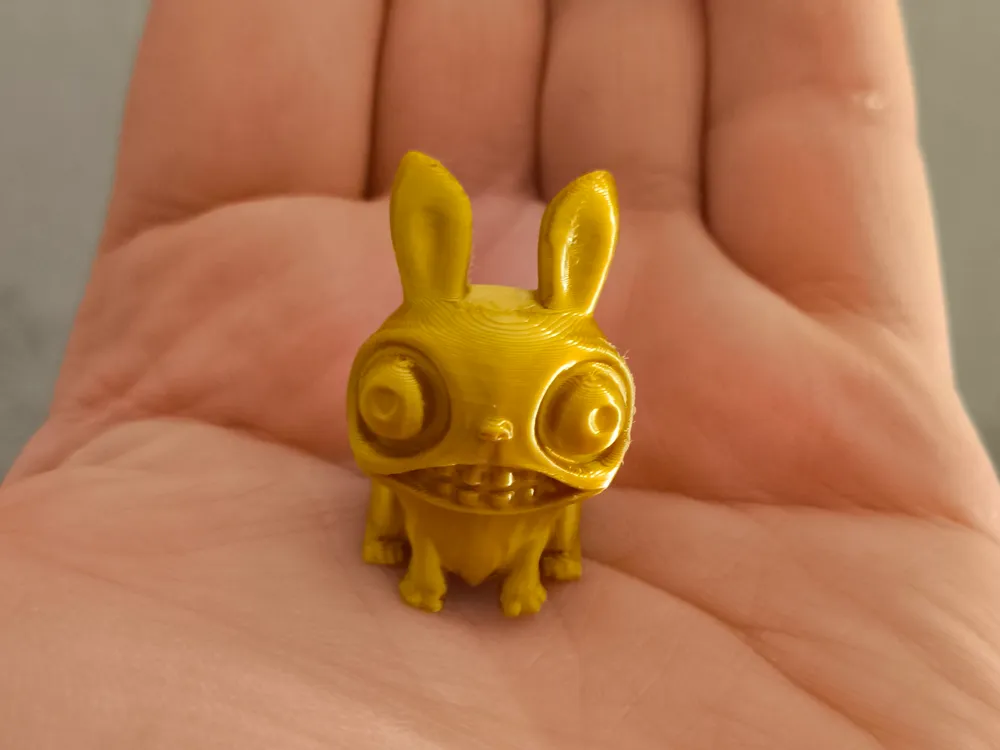 Creepy Mini Rabbit (Pocket-Sized Horror Farm Decor by KatePrint3D ...