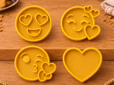 Cookie Cutter - Valentine's Day 4 Models+Handle
