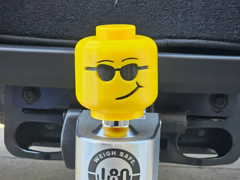 Brick Head Trailer Hitch Ball Cover 2"