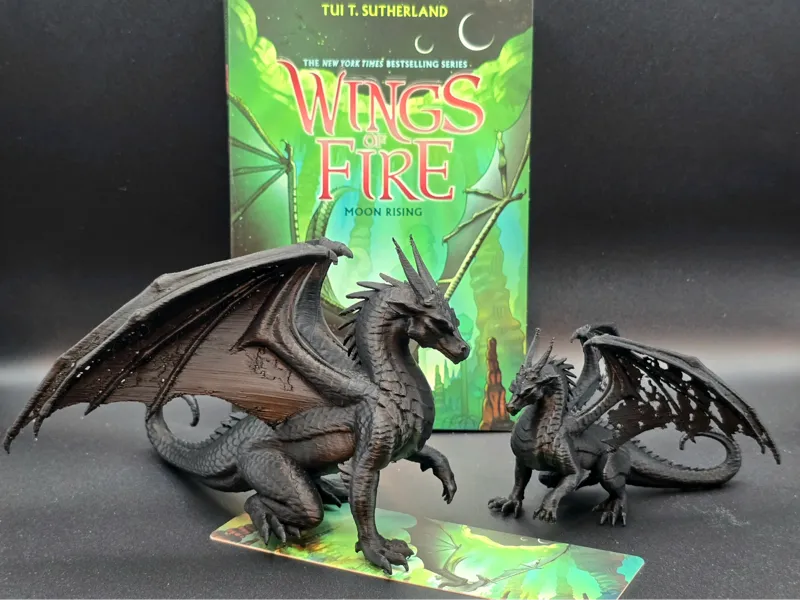 Wings of Fire Moonwatcher Nightwing Dragon