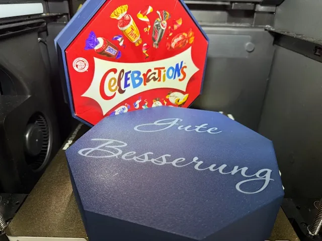 Geschenkbox für Celebrations-Pralinen