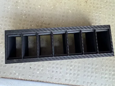 Rocker switch panel 1 din