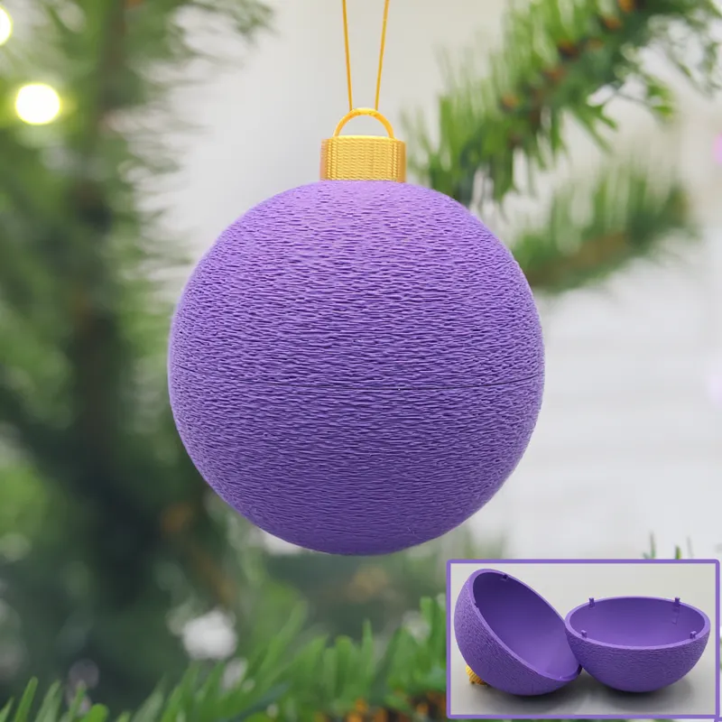 CHRISTMAS SECRET ORNAMENT CONTAINER