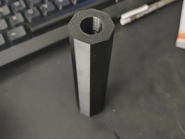 Mock Hexagon Suppressor (14mm ccw threaded)