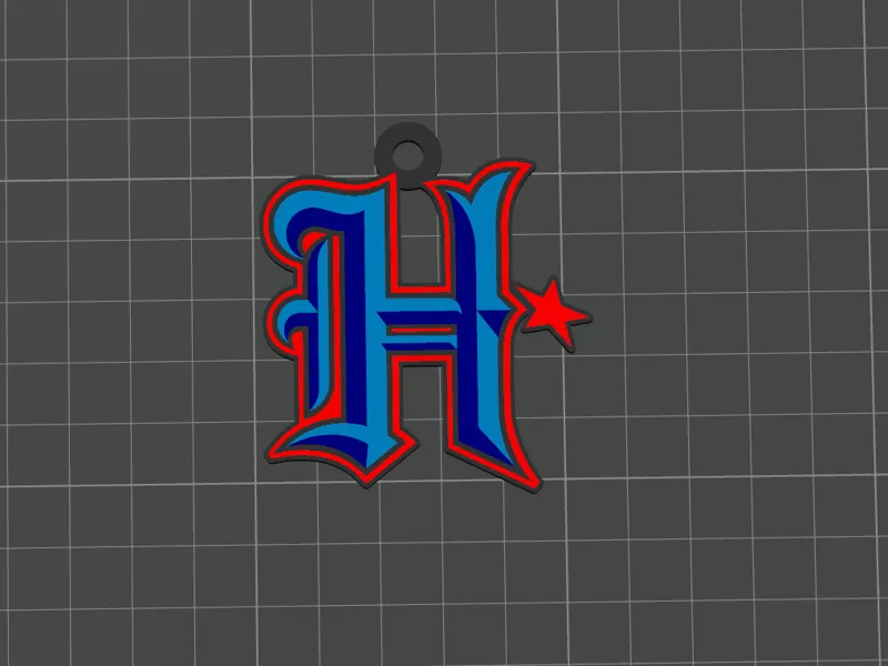 Houston Texans Keychain/Necklace