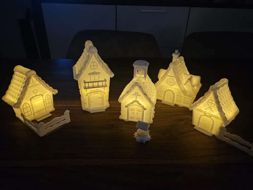 Christmas village the church by Otti MakerWorld: Download Free 3D Models