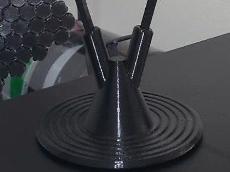 Dual Desktop Flag Stand