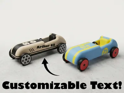 Retro Racer Toy Car