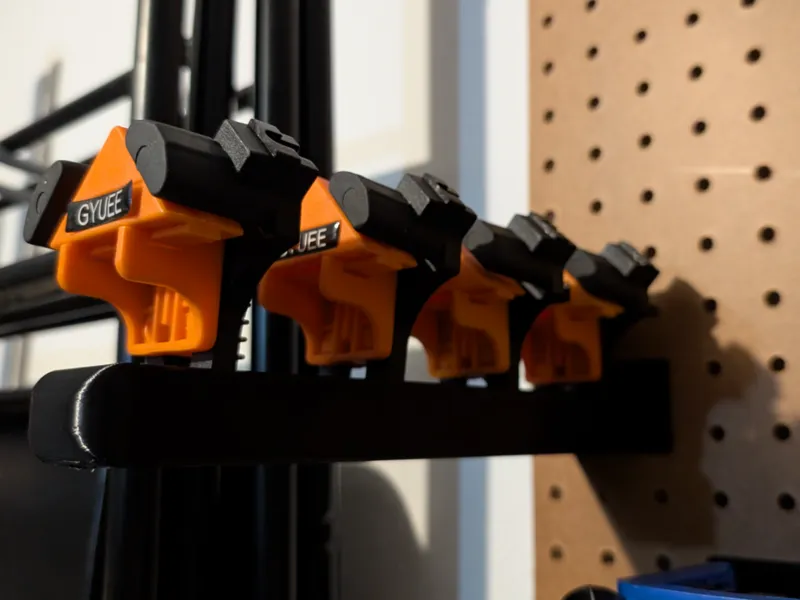 90 Degree Clamp Pegboard Mount