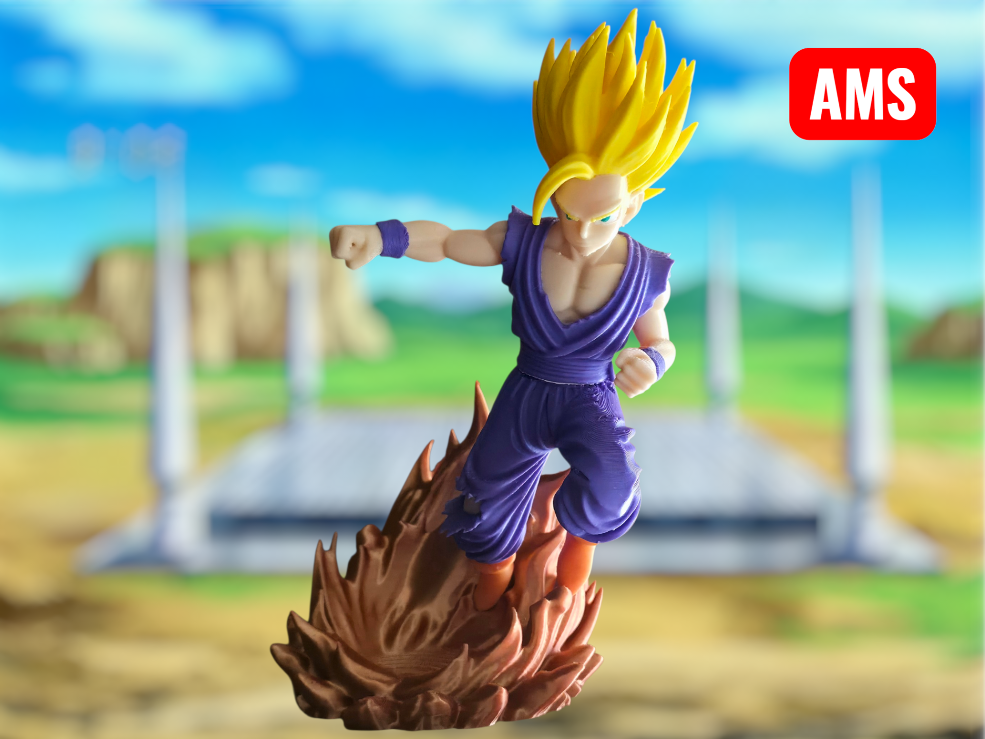 Gohan Super Saiyan 2 - pronto per AMS