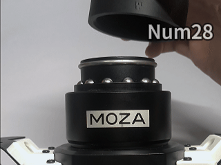 MOZA QR Cap with Rotating Lock