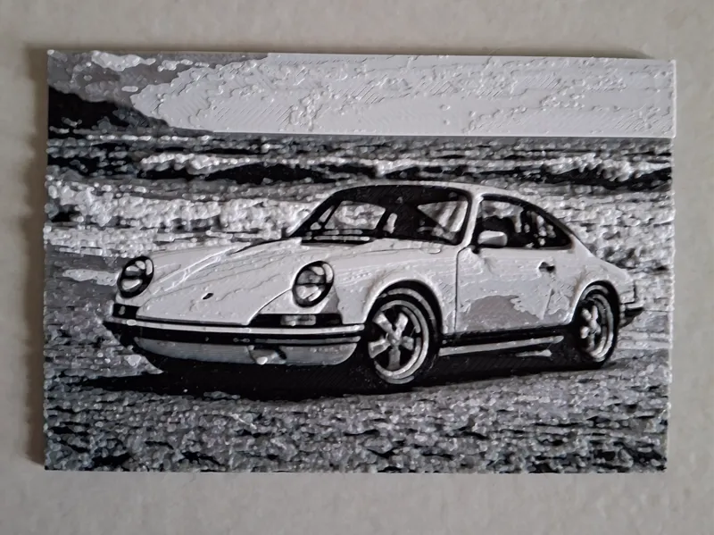 Porsche 911 old - Hueforge