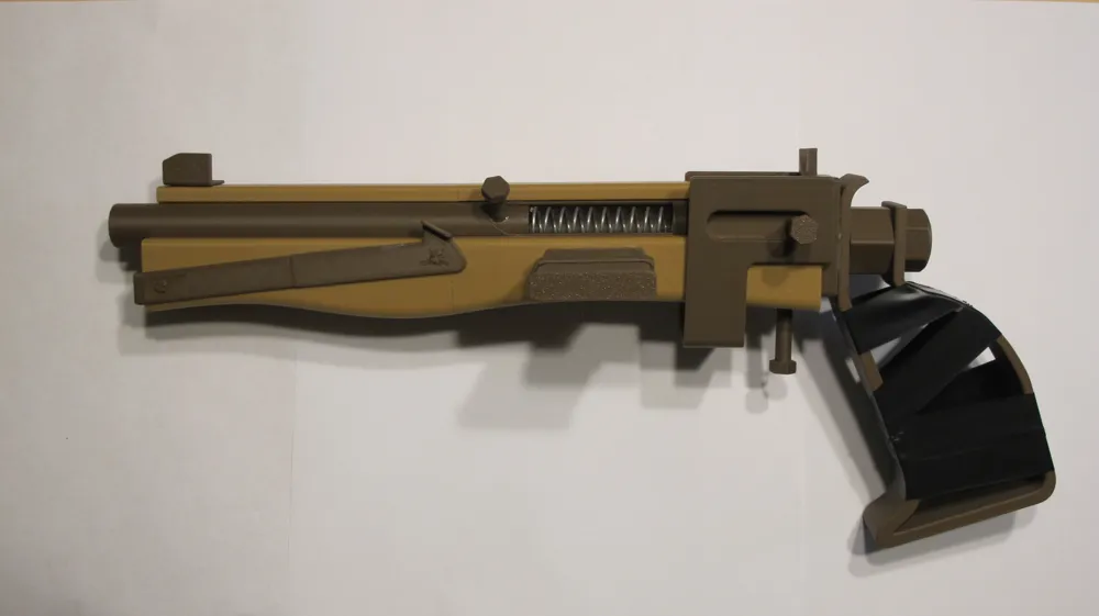Pipe Pistol from Fallout - Free 3D Print Model - MakerWorld