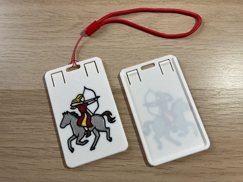 Mounted Archery themed ID Card / Badgeholder