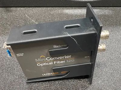 BMD SDI-Fiber mount for modular 2HE rack 