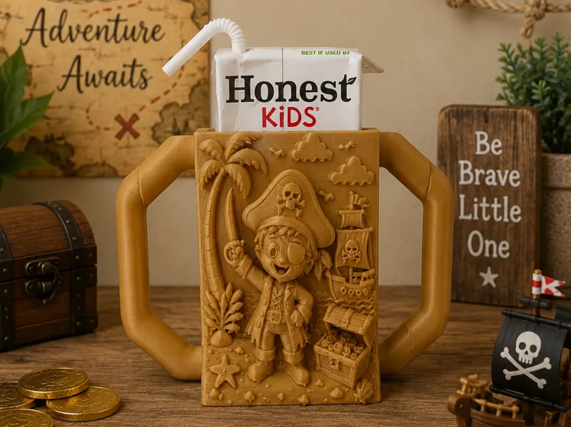 Pirate Juice Box Buddy / Holder