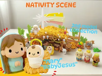 Nativity scene Mery & Baby Jesus p.2