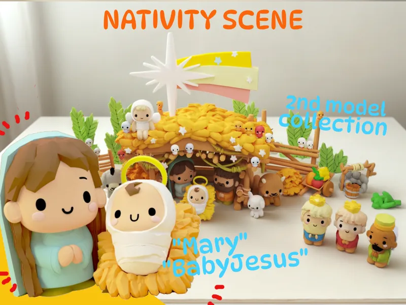 Nativity scene Mery & Baby Jesus p.2