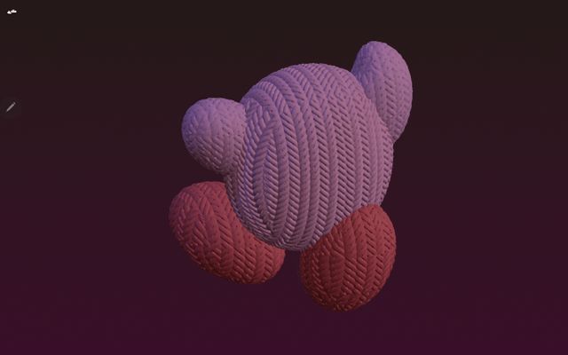 kirby knitted 