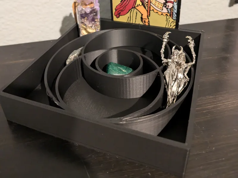 Tarot Card Display & Ritual Tray - Witchy Altar 