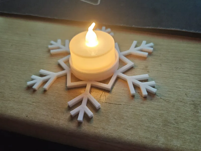 Snowflake Tealight Holder