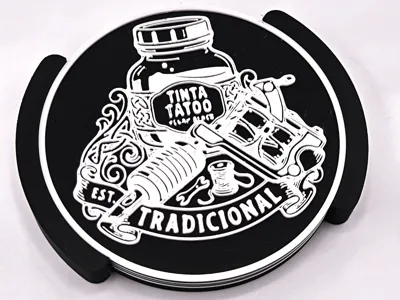 tattoo coaster