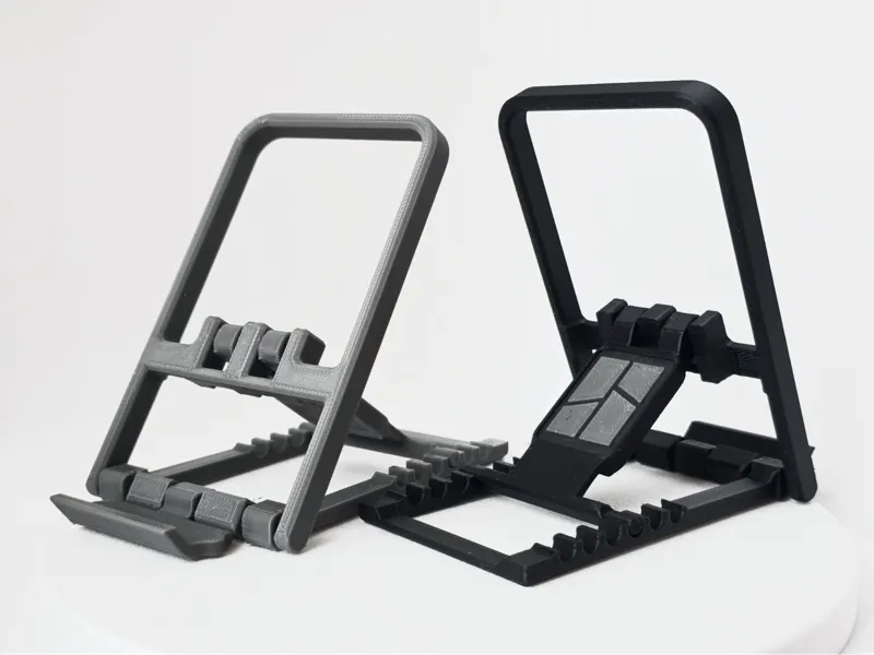Print in place foldable phone holder V2