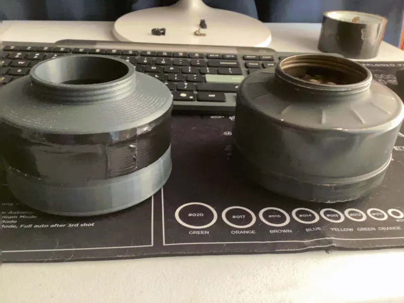 6omm gas mask filter 