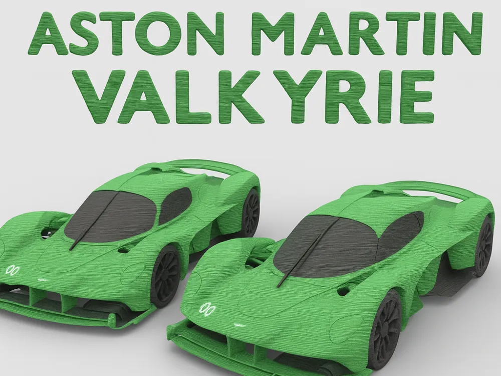 Valkyrie Astrid 75mm 3Dプリント 未塗装 Aston Martin Valkyrie - Free 3D Print Model - MakerWorld