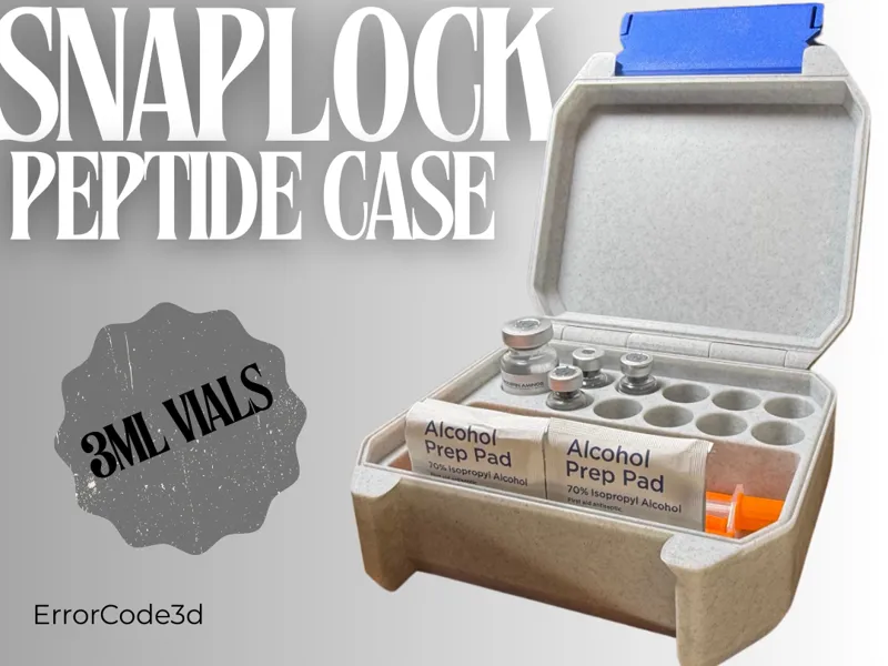 Snaplock Peptide Case & Travel Kit