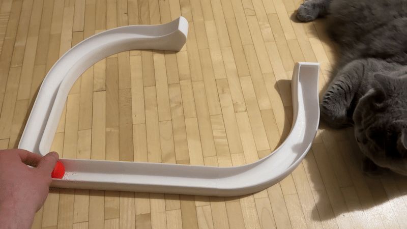Ball Track for cats (Fully modular)