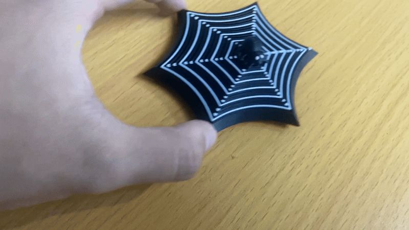 Spider web fidget