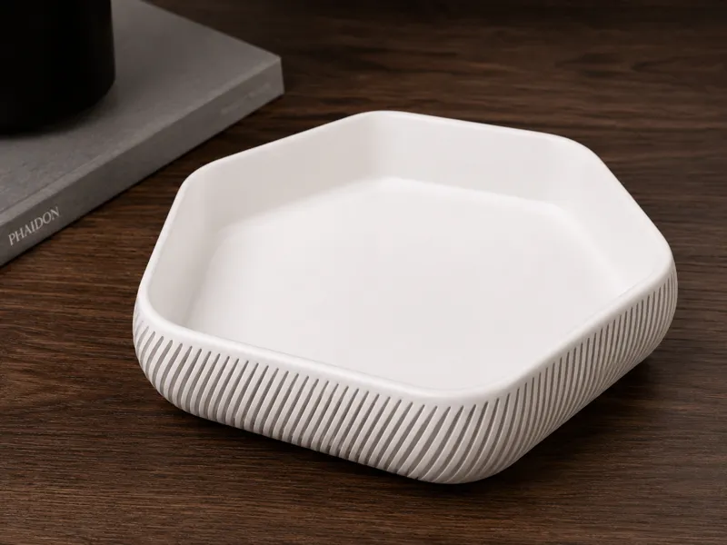 Parametric Hexagonal Bowl Texture-Optimized