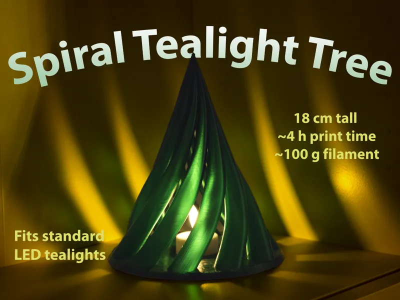 Spiral Tealight Tree
