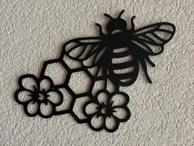 Bee wall art