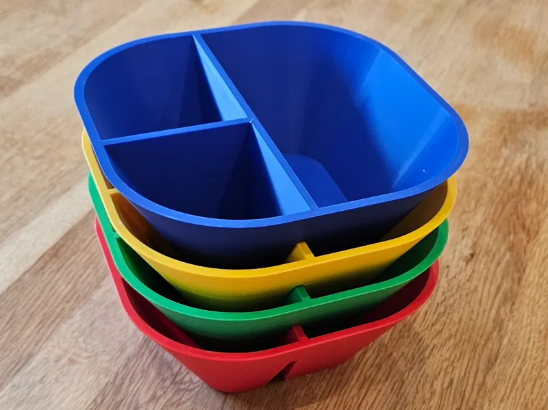 Snack bowl with Dividers