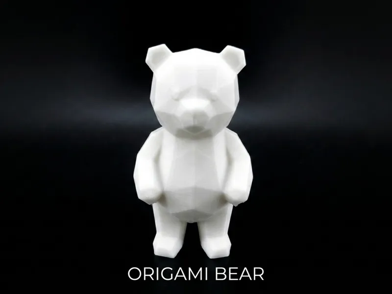 Origami Bear Low-Poly