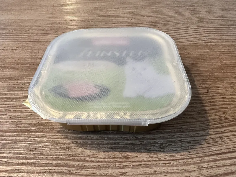 Deckel für Katzenfutter Alu-Schale 100g (z.B. Animonda) / Cat Food Lid