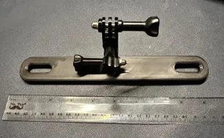 GoPro license plate mount