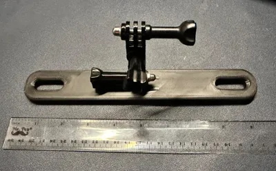 GoPro license plate mount