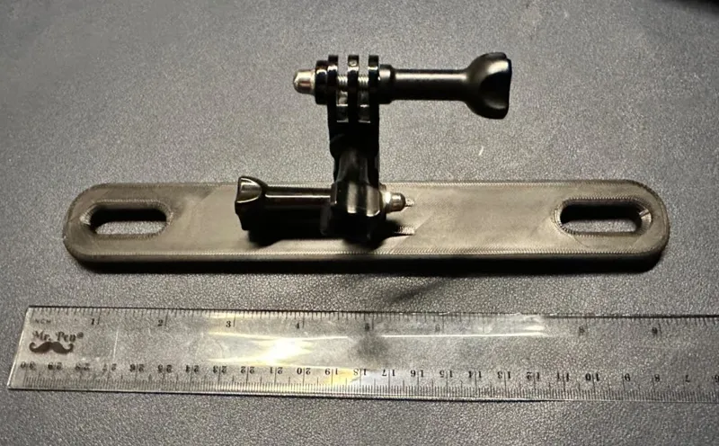 GoPro license plate mount