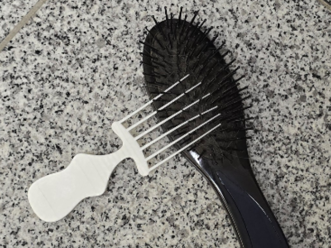 Hairbrush cleaner - fast to print