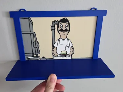 Bob's Burgers Bob Belcher Kitchen Window Shelf