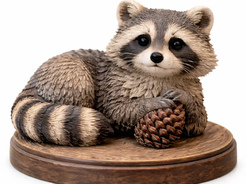 Sitting Raccoon