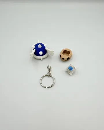 Llavero: Koopa Clicker - Keychain - Spiny Shell with Wings — vista de referencia 5