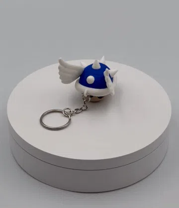 Llavero: Koopa Clicker - Keychain - Spiny Shell with Wings — vista de referencia 3