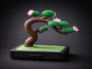 Functional Magnetic Bonsai