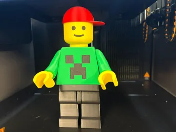 Modelo para impresión 3D: Creeper Kopf für 20cm Brickman Figur 500% — vista de referencia 5