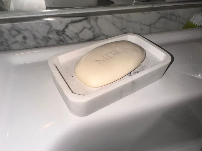Porta sapone per bagno.